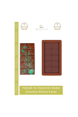 Çikolatakalıbı Esnek Kaliteli Profesyonel Mutfak Tasarım Isı Dayanıklı Dubai Çikolata Silikon Kalıb Çok Renkli 13123965