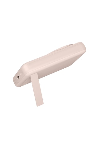 Magpac Mini 10.000 Mah 20w Type-c 15w Kablosuz Şarj - Stant Özellikli Magsafe Powerbank - Pembe Koyu Gri