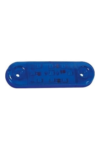 12v-24v Parmak Lamba 9-ledli Mavi Geniş 85 25 Mm