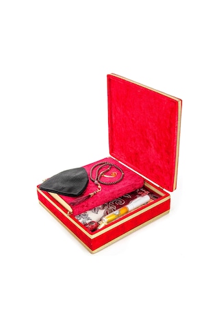 Özel Kadife Kaplı Sandık Kuranı Kerim Dini Set N11.761