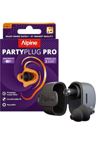 Alpine Partyplug Pro Kulak Tıkacı, 21 Db Hi-fi Koruma Siyah Renk