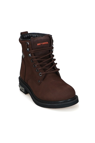 Harley Davidson Harley-Davidson Gibson Hakiki Deri Dark Brown Crazy Deri Unisex Bot