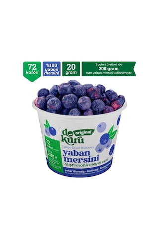 Dokuru Yaban Mersini Kuru Meyve Cipsi - Dondurularak Kurutulmuş Freeze Dried Çıtır Yaban Mersini 15 G