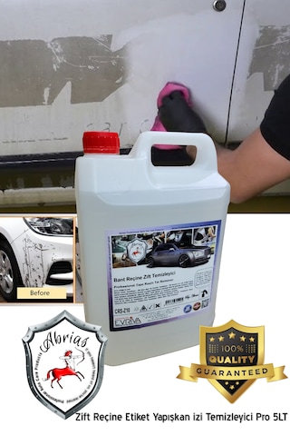 Zift Reçine Yapışkan İzi Temizleyici Pro 5lt