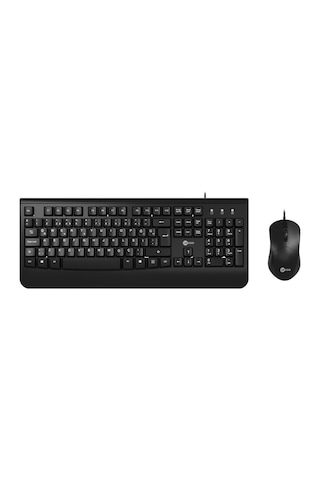 Lecoo CM105 USB Kablolu Türkçe Q Klavye & Mouse Set