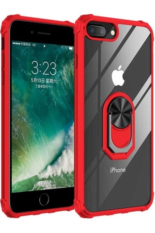 Apple Uyumlu iPhone 8 Plus Kılıf Zore Mola Kapak Kırmızı