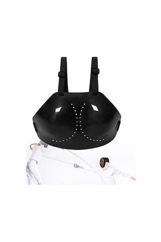 Pazly Xs Taekwondo Siyah Renkli Sanda Kadın İçin Homyl Göğüs Folyo Eskrim Epee Nj Siyah