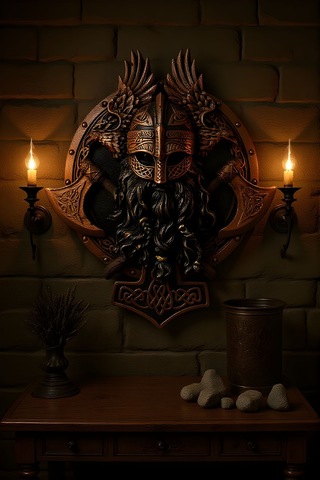 Viking Duvar Aksesuarı 25x21cm