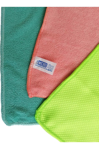 Microlüks Mikrofiber 3'lü Temizlik Bezi 2 Havlu + 1 Hamarat Bez 30cm X 34cm Belirtilmemiş 83990018