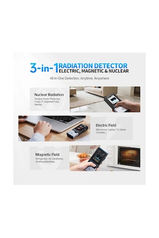 Fnirsi Gc-03 Çok Fonksiyonlu Radyasyon Detektörü Test
