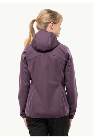 Jack Wolfskin Windhain Hoddy Kadın Softshell Ceket-1307481 Mor
