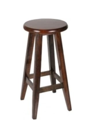 Yuvarlak Tabure Ceviz Renk 70 CM Yükseklik