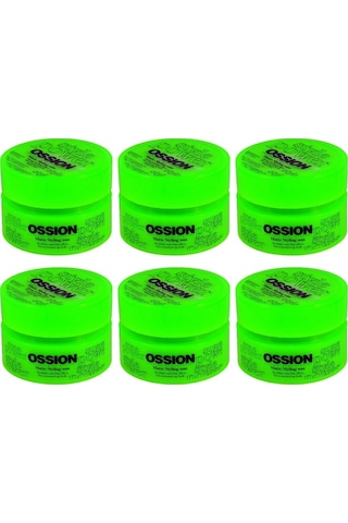 Ossion Saç Şekillendirici Mat Wax 100 Ml 6 Adet
