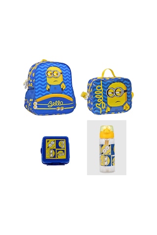 Mınıons Anaokul Çantası Set Çok Renkli