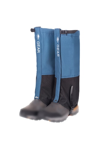 Geeksen Erkek Kadın Dış Mekan Dağcı Kayak Çöl Yürüyüşü İçin Isı Veren Su Geçirmez Knee Guard - Mavi Xl Beden Mavi