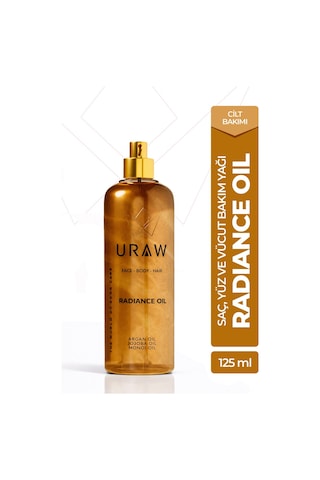 Uraw Radiance Oil Saç ve Vücut İçin Nem Parlaklık ve Işıltı Veren Bakım Yağı 125 ML