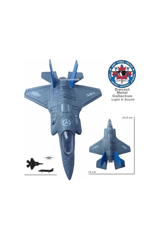 F35 Uçak Amerikan 5Nci Nesil Savaş Uçağı Metal F.35