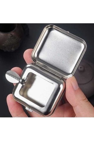 Ulzyvf Küçük Cep Küllüğü, Taşınabilir Sigara Tablası Mini Küllük, Yaratıcı Tx,