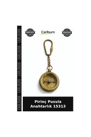 Pirinç Pusula Anahtarlık 15313 Anahtar Aksesuarı Taşınabilir Ürün Diğer