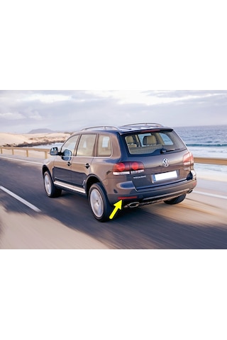 VW Touareg 07-10 Sol Arka Tampon Reflektörü Kedi Gözü 7L6945105A