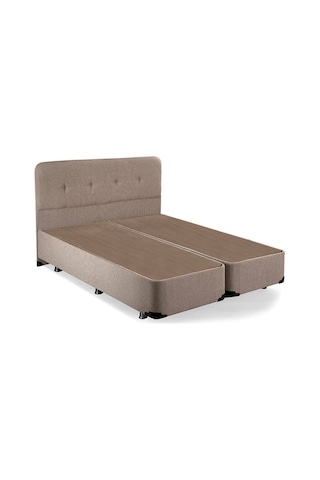 Nironyatak Luna Baza Ve Başlık Seti - 180X200 Cm Çift Kişilik Sandıklı Kumaş
