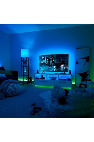 Telefon Kontrollü Tv Arkası Rgb Şerit Led 1 Metre