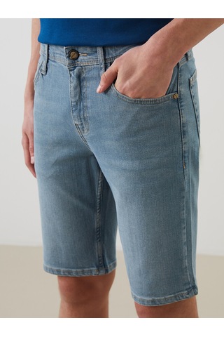 Lcw Jeans Yeşil Süper Skinny Fit Erkek Jean Şort