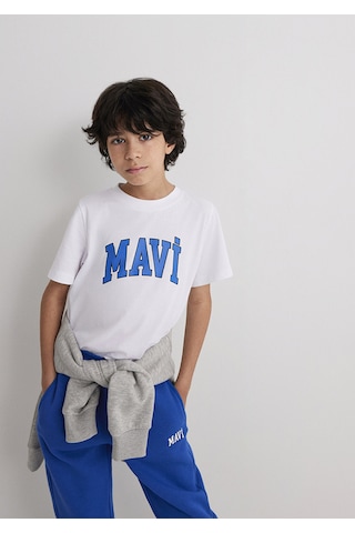 Mavi - Mavi Logo Baskılı Beyaz Tişört 6610030-620 Beyaz