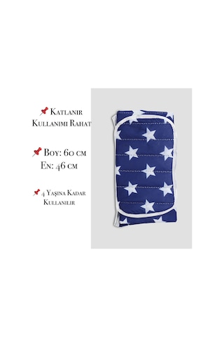 MorPort Pratik Alt Değiştirme Matı Minderi Alt Değiştirme Pedi Bakım Örtüsü Lacivert