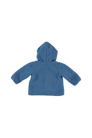 Monaroza Erkek Mont Peluş Koyu Mavi Bebek Mont 22-546 001