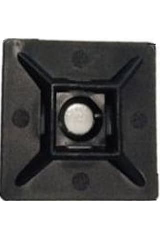 Gwest Yapışkanlı Kroşe 28mm x 28mm - Siyah - 5 Adet