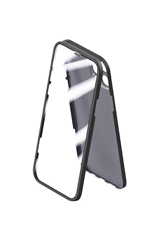 Apple Uyumlu iPhone 12 Pro Max Kılıf 360 Derece Full Koruma Kılıf Siyah