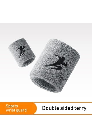 Bir Boyut-1pcs Spor Ter Emici Bileklik Bilek Brace Wrap Destek Bandı Basketbol Tenis Bisiklet Spor Nefes Alabilen Bilek Koruyucusu-5 Çok Renkli