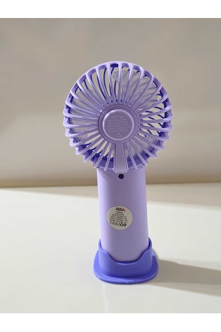 Masaüstü Stantlı 3 Kademeli Taşınabilir Mini Fan Şarjlı El Vantilatörü