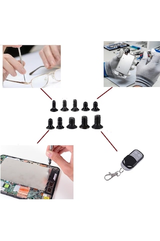 YATE10 200Adet Set Telefon,Gözlük,Tablet Vida Seti Poşetli