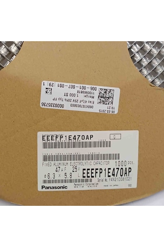 Eeefp1e470ap 47mf 25v 6.3x5.8 Smd Kondansatör 150 Adet