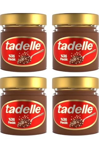 Tadelle Parça Fındıklı Kakaolu Fındık Ezmesi 200 Gr X 4 Adet
