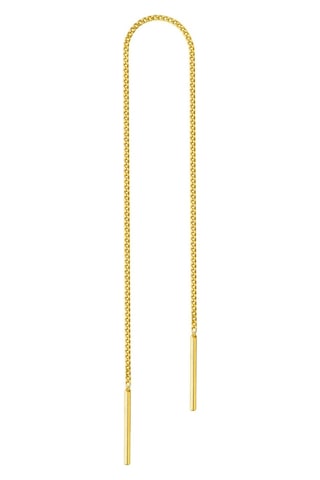 14 Ayar Altın Sallantı Zincir Tek Küpe 0,60 Gr-6304