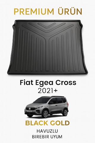Fiat Egea Cross İle Uyumlu Bagaj Havuzu 3d Premium