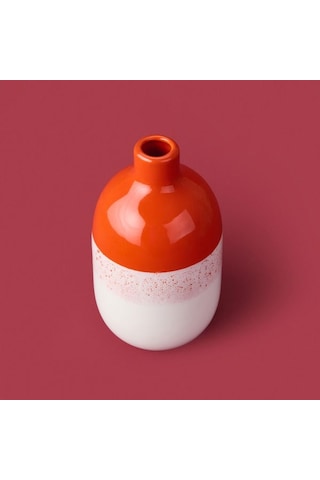 Evidea Deco Earthy Hues Vazo - Turuncu - 25 Cm Turuncu