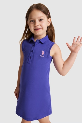 U.S. Polo Assn. Kız Çocuk Mor Elbise Örme 50325639-vr038