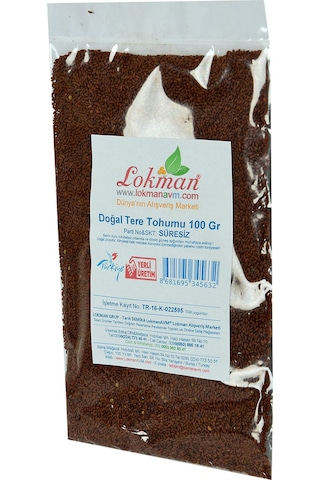 Lokman Doğal Tere Tohumu 100 G