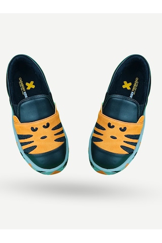 Leopar Erkek Çocuk Ortopedik Sneakers Turuncu