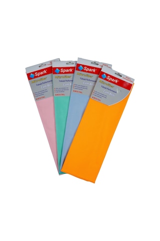 4 Adet Spark Kristal Mikrofiber Cam Silme Bezi Ve Genel Temizlik & Kurulama Bezi 40x40 Cm.