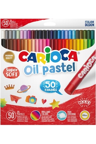 Carioca Yağlı Pastel Boya Seti 50'Li