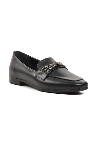 Ayakmod 514509 Siyah Kadın Loafer Ayakkabı 001