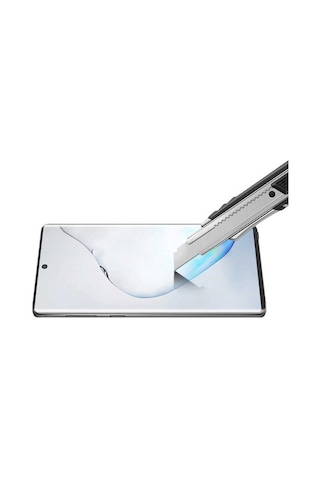 Ekılıf - Samsung Galaxy Note 10 Uyumlu - Ekran Koruyucu Davin Seramik Koruma - Şeffaf