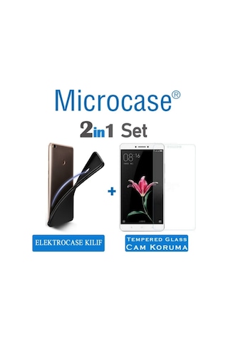 Microcase Xiaomi Mi Max 2 Elektrocase Serisi Silikon Kilif + Cam 287071678 - Seçenek / Cam Koruma-Cam Istiyorum