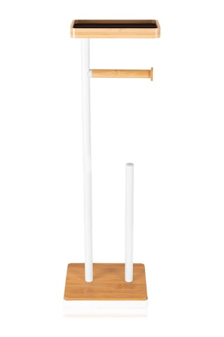 The Mia Tepsili Tuvalet Kağıdı Standı Beyaz Glv0757 Beyaz