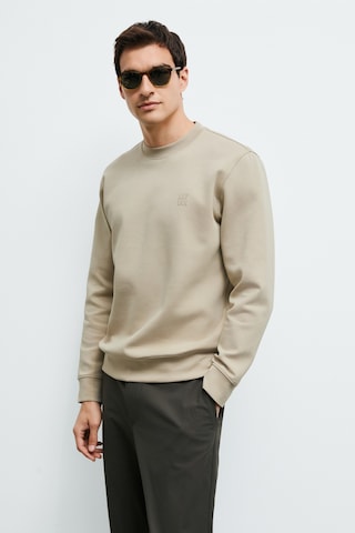 Lufian Grand Erkek Sweatshirt Bej Bej 112030192100550